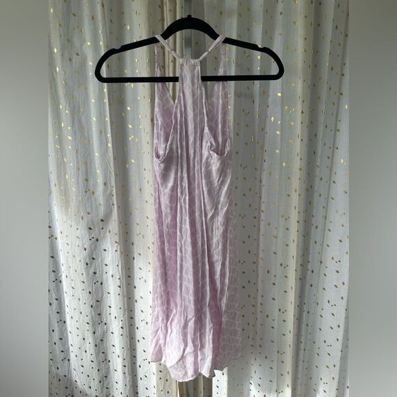 Cinnamon Girl Hawaii Sleeveless Geometric Racer Back V Neck Flowy Mini Dress XS - Picture 3 of 6